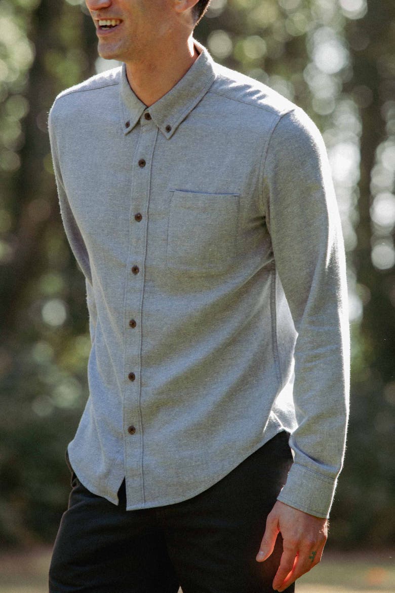 Sutton Slim Shirt, Alternate, color, Denim Twill