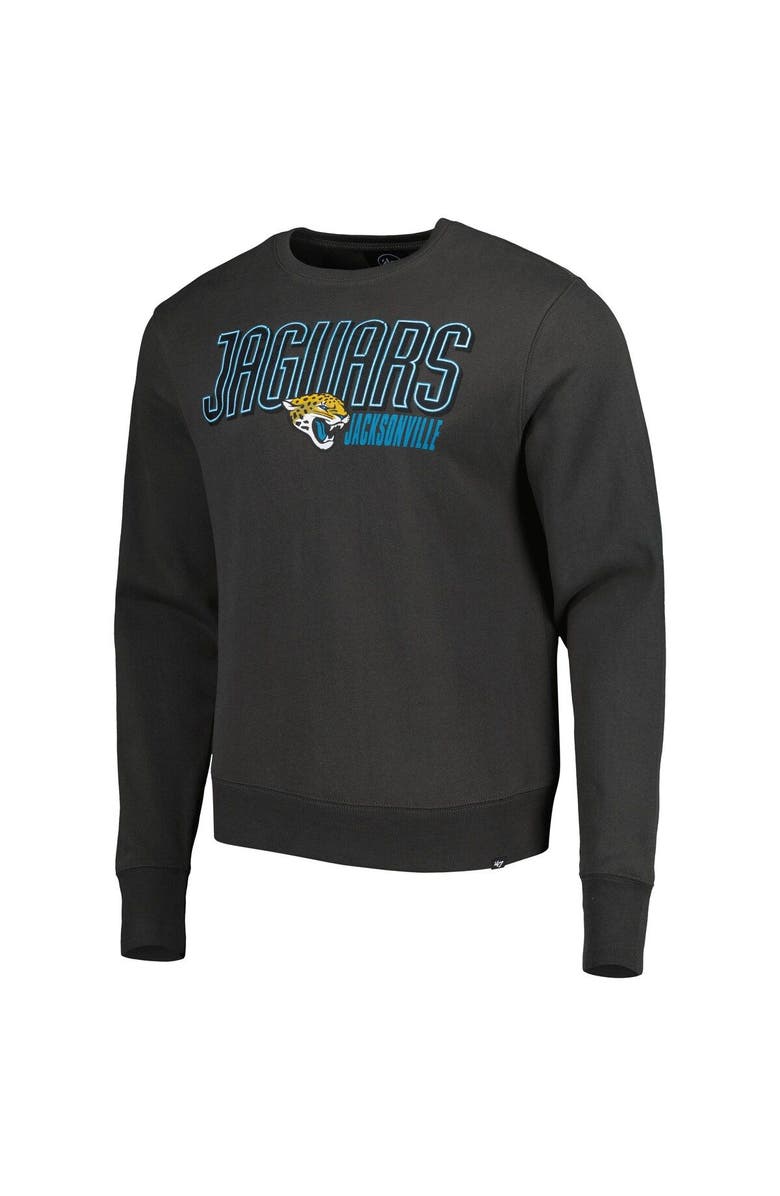 '47 Men's '47 Charcoal Jacksonville Jaguars Locked In Headline Pullover Sweatshirt, Alternate, color, Charcoal