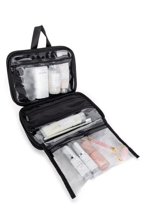 Mytagalongs Everleigh Hanging Toiletry Bag In Black