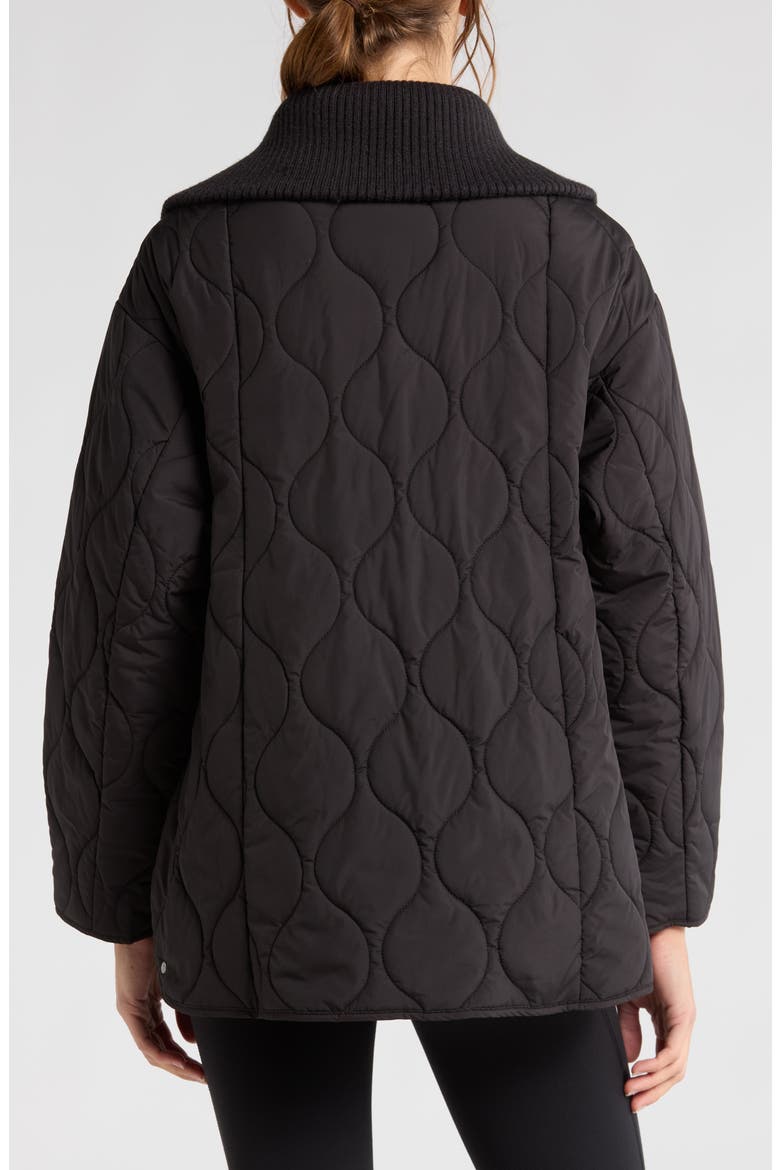 Onion Quilted Jacket, Alternate, color, BLACK