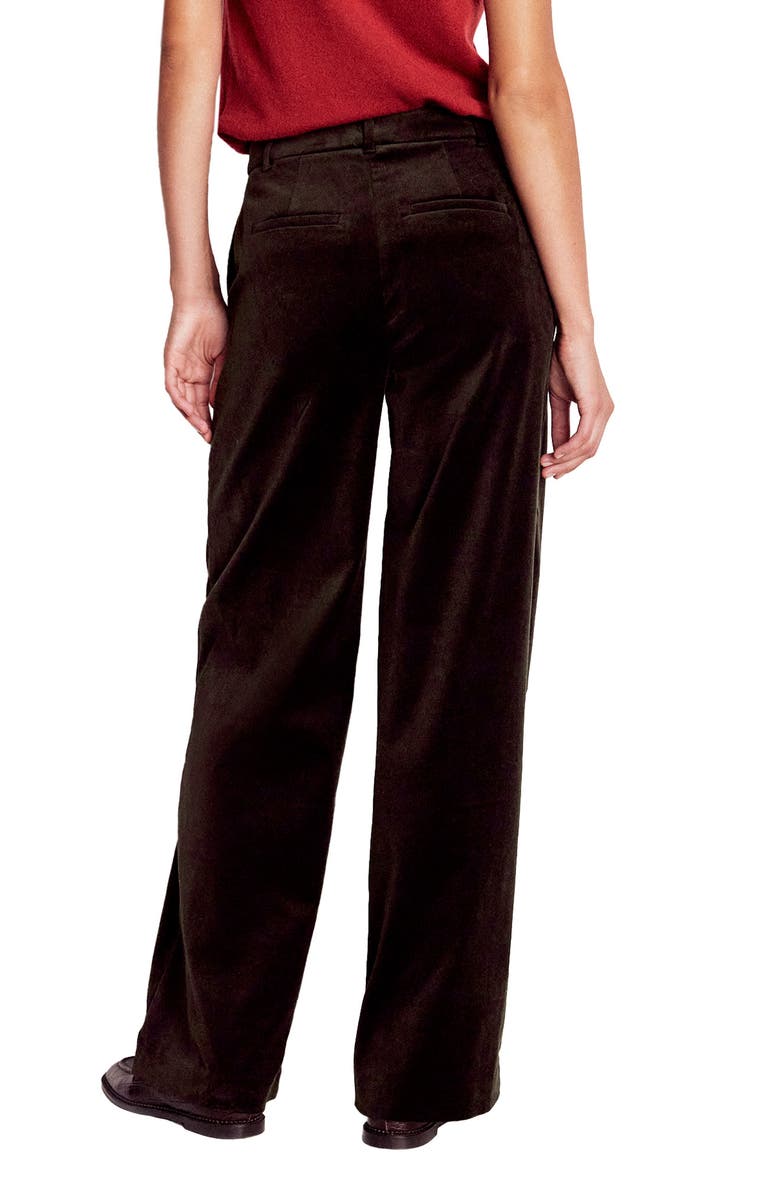 Boden Belgravia Straight Leg Pants, Alternate, color, Espresso