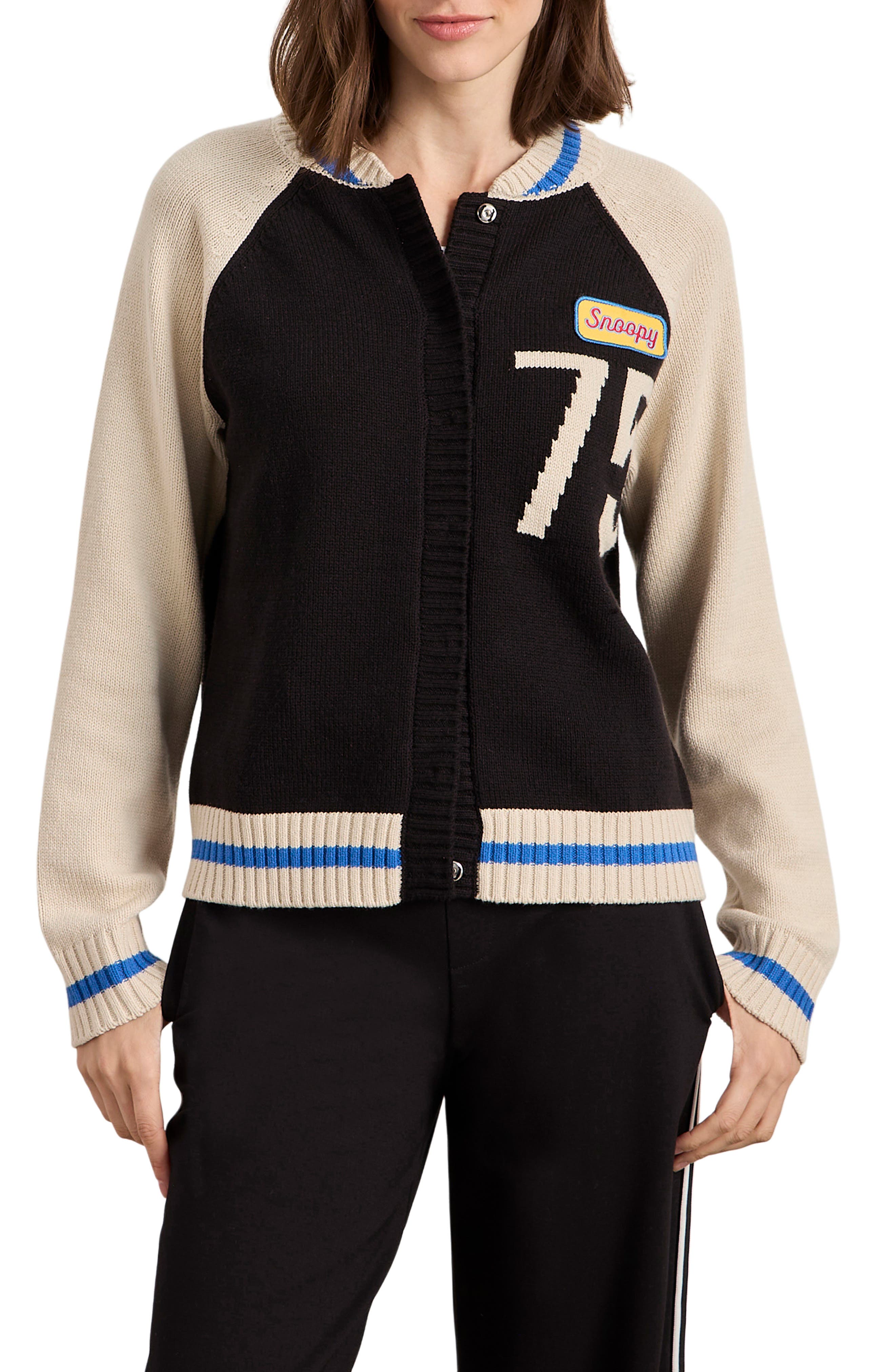 75 Bomber Snap-Up Cardigan