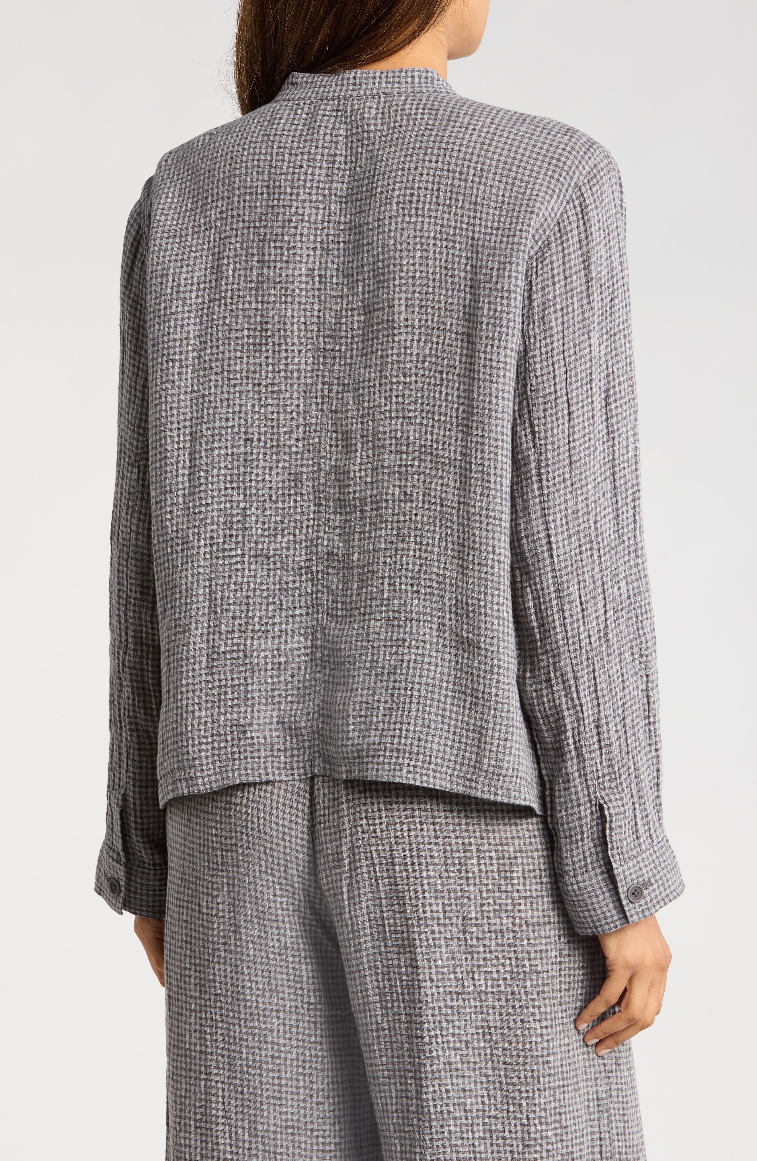 Mandarin Collar Jacket - image 2