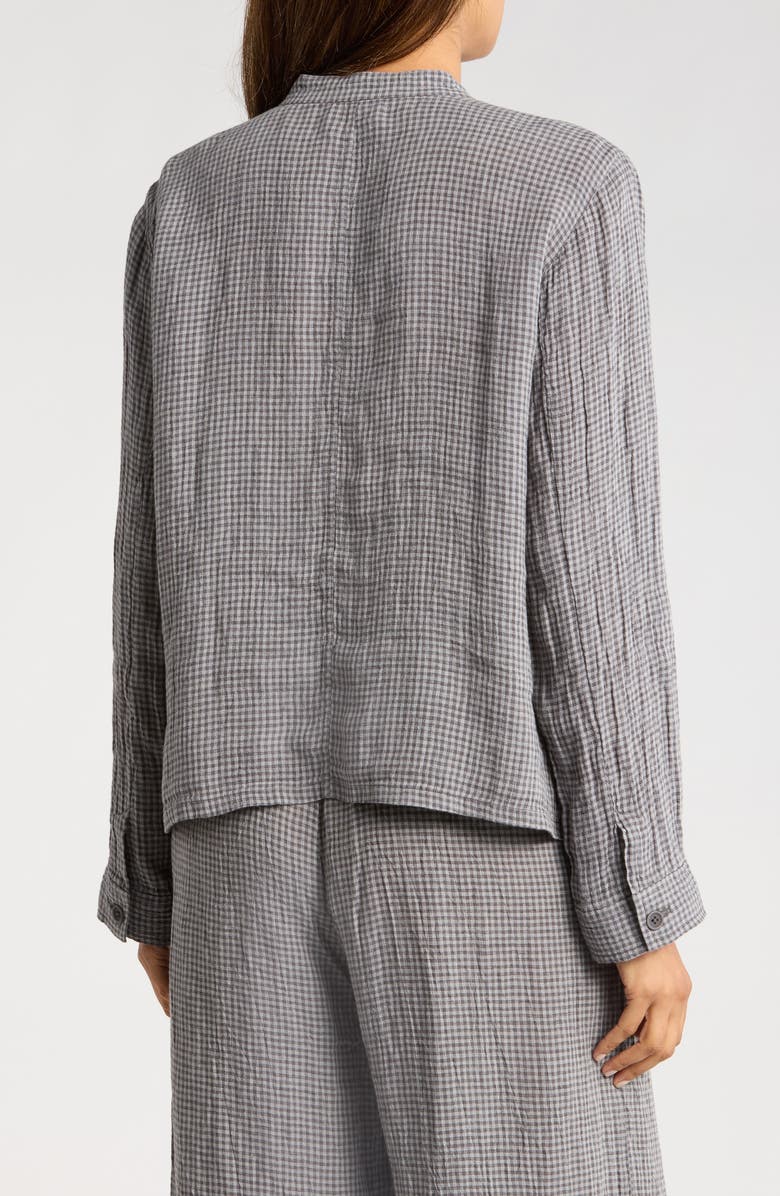Eileen Fisher Mandarin Collar Jacket, Alternate, color,