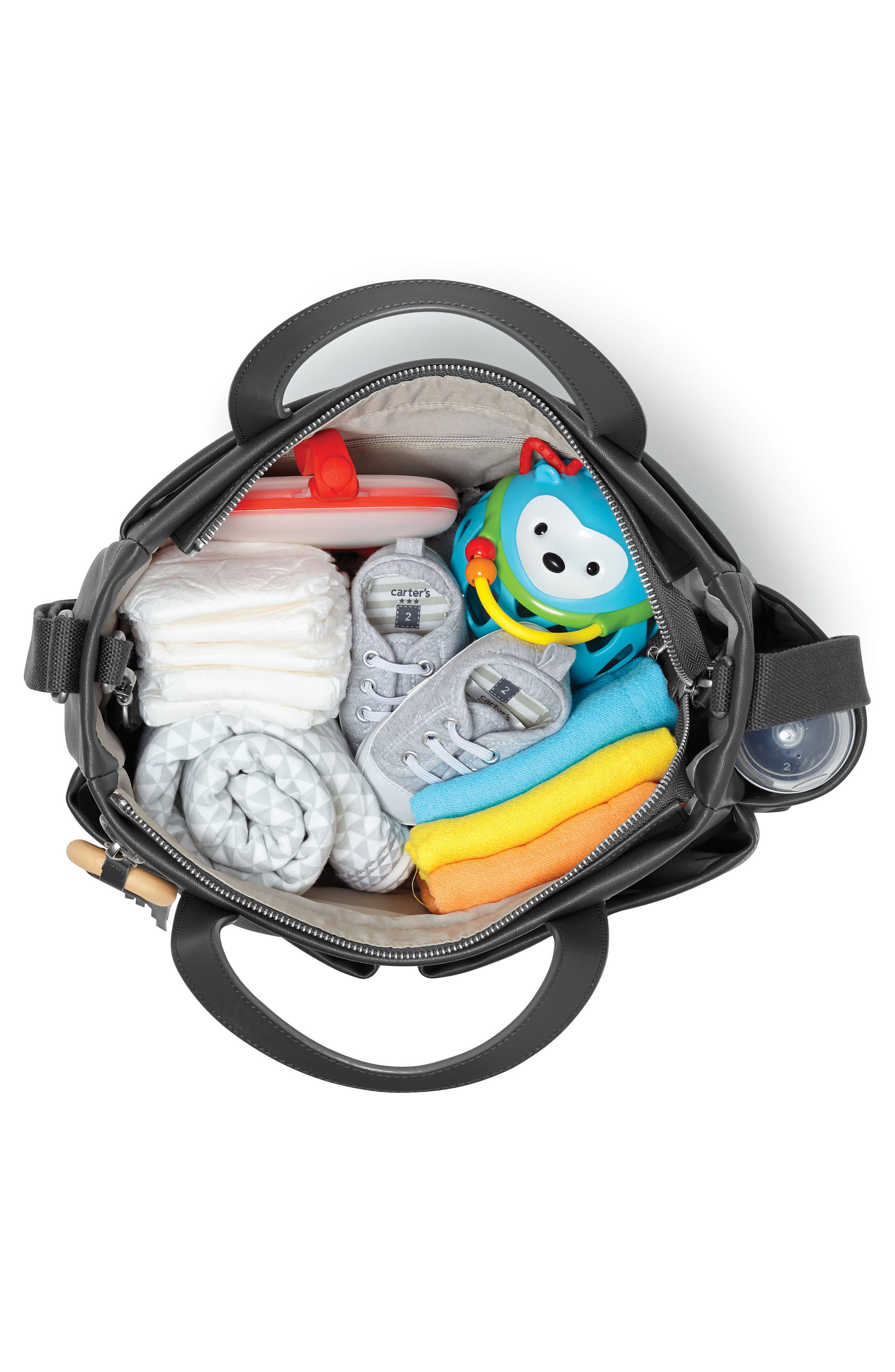 Skip Hop Greenwich Simply Chic Diaper Tote, Alternate, color, 