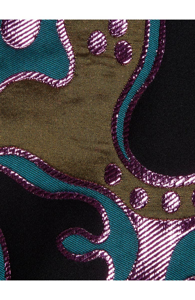 La DoubleJ La Fenice Mini Dress Spritz Blue Petrol, Alternate, color, Spritz Blue Petrol