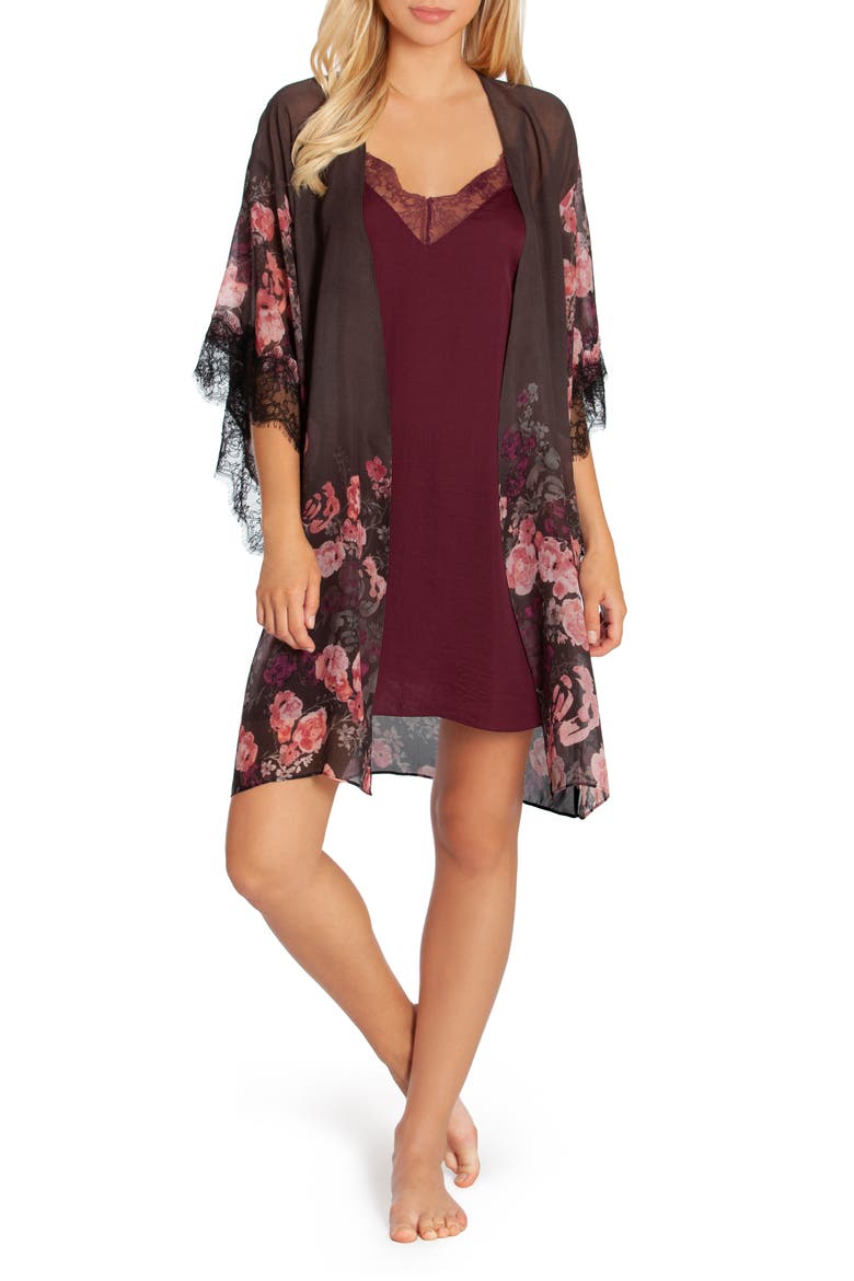 Rose Noir Duster, Alternate, color, ROSE NOIR PRINT-GREY