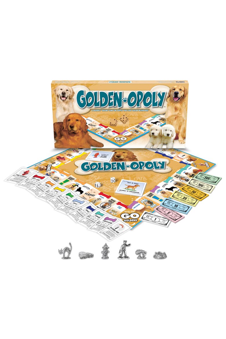 Goldenopoly Monopoly Board Game, Main, color, Multicolored