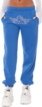 EDIKTED Angie Rhinestone Sweatpants | Nordstrom