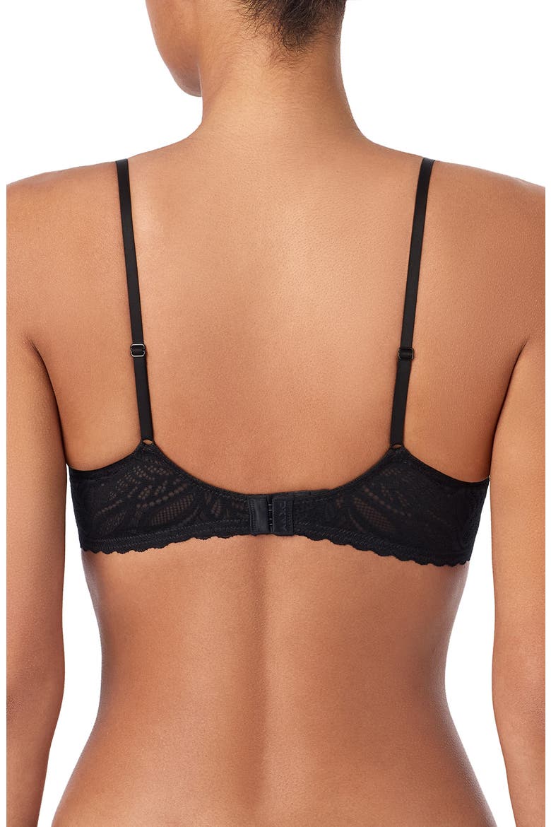 Lace Deco Underwire Bra, Alternate, color, BLACK