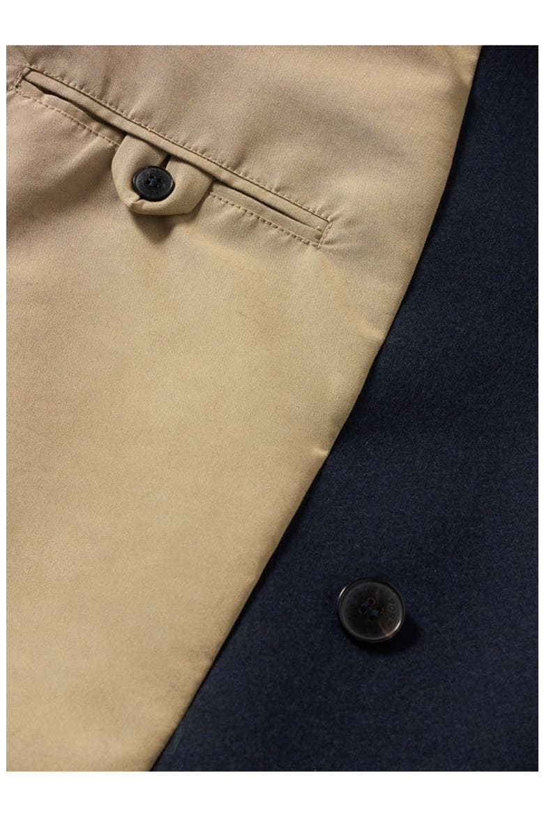 Serwilliam1 Wool Double-Breasted Coat, Alternate, color, BLUE