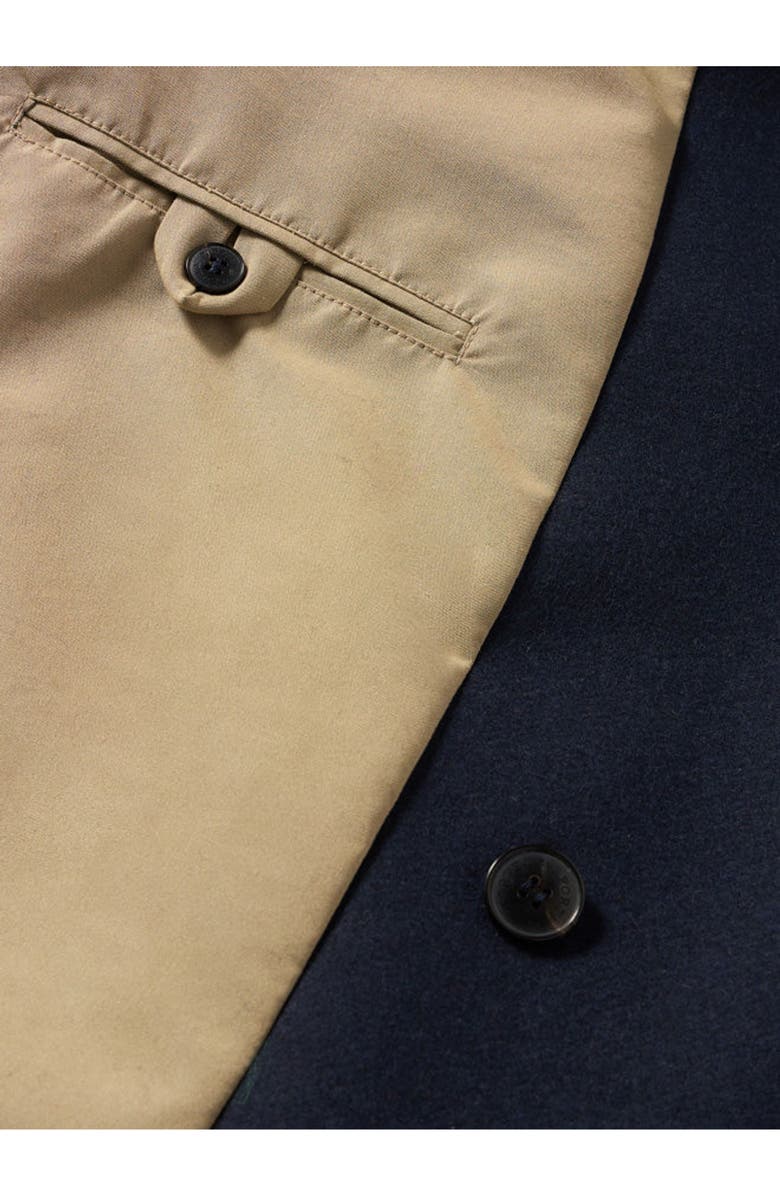 Fortela Serwilliam1 Wool Double-Breasted Coat, Alternate, color, Blue