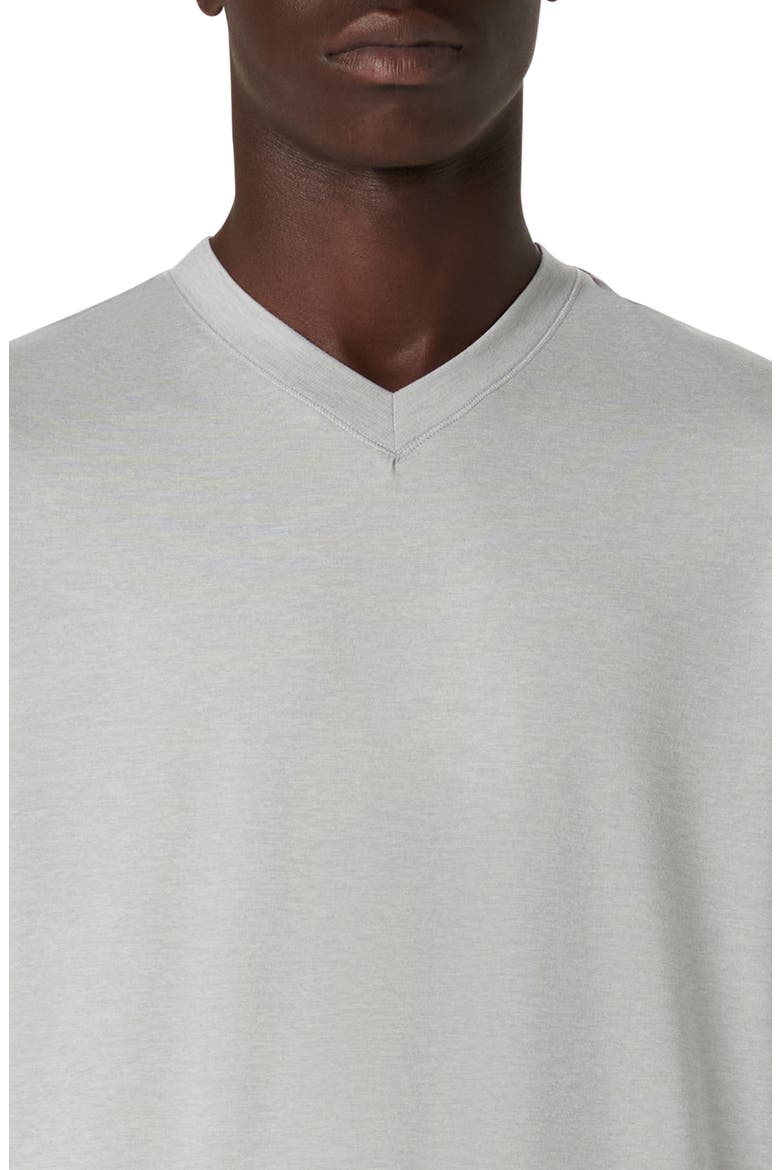 V-Neck Performance T-Shirt, Alternate, color, PLATINUM