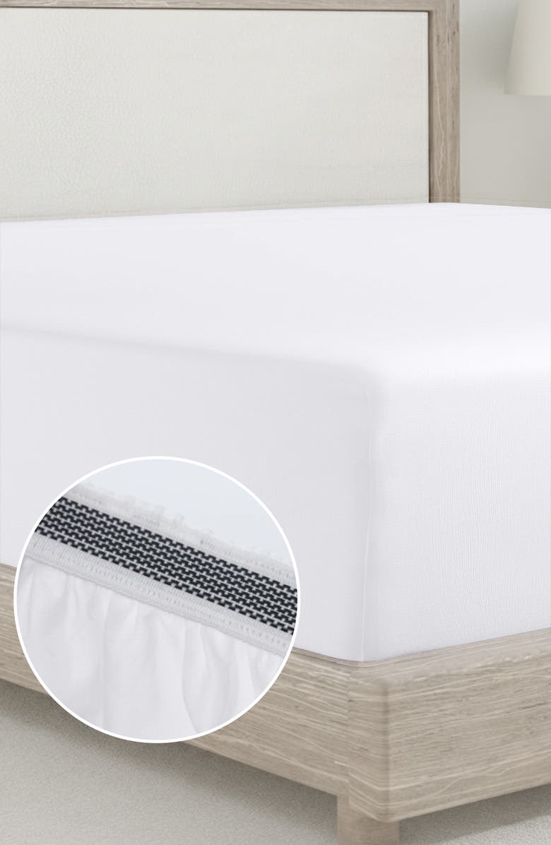 CALIFORNIA DESIGN DEN Signature Comfort 100% Egyptian Cotton Breatheable Percale Sheet Set, Alternate, color, Light Grey