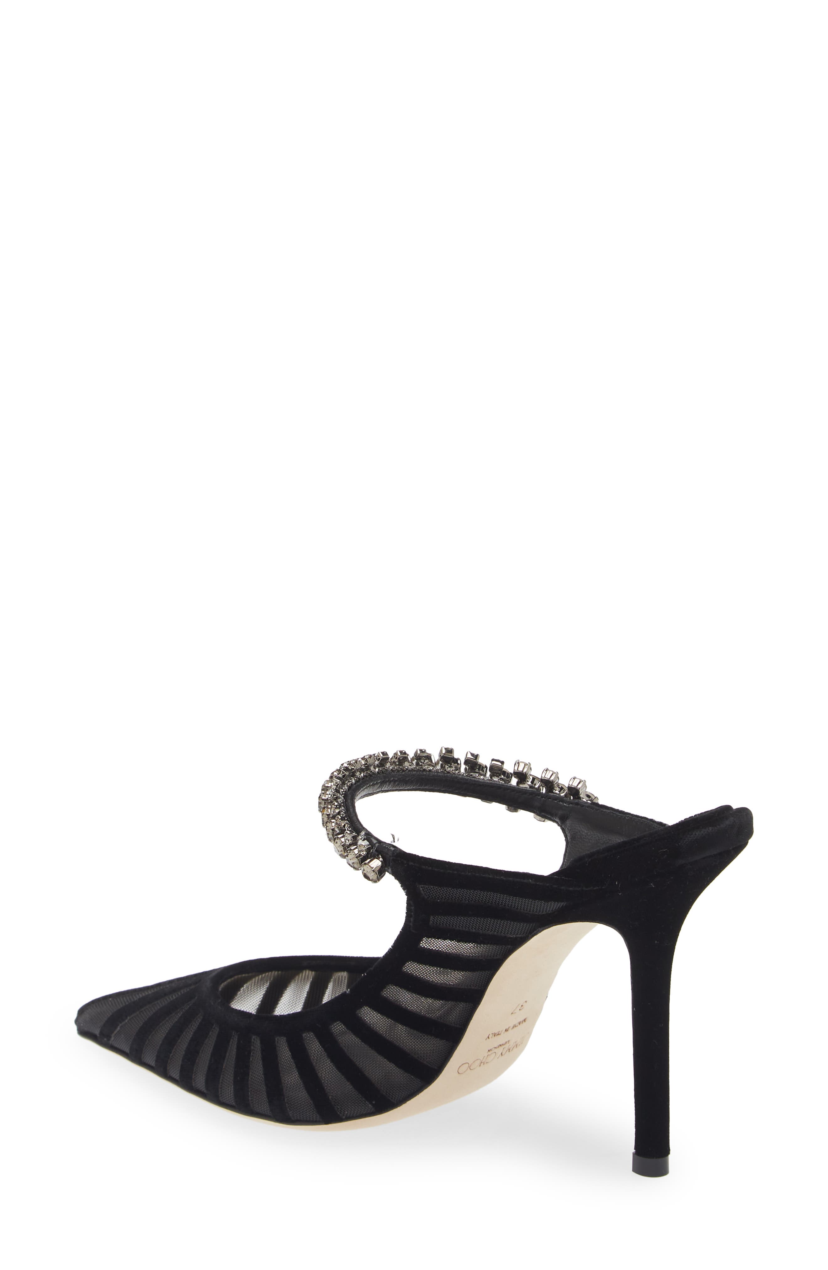 Jimmy Choo Bing Crystal Embellished Pointed Toe Mule Pump, Alternate, color, 