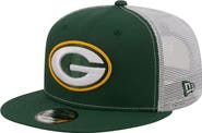 New Era Men's New Era Green Green Bay Packers Core Team 9FIFTY Trucker Snapback Hat