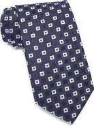 BOSS Geometric Silk Tie