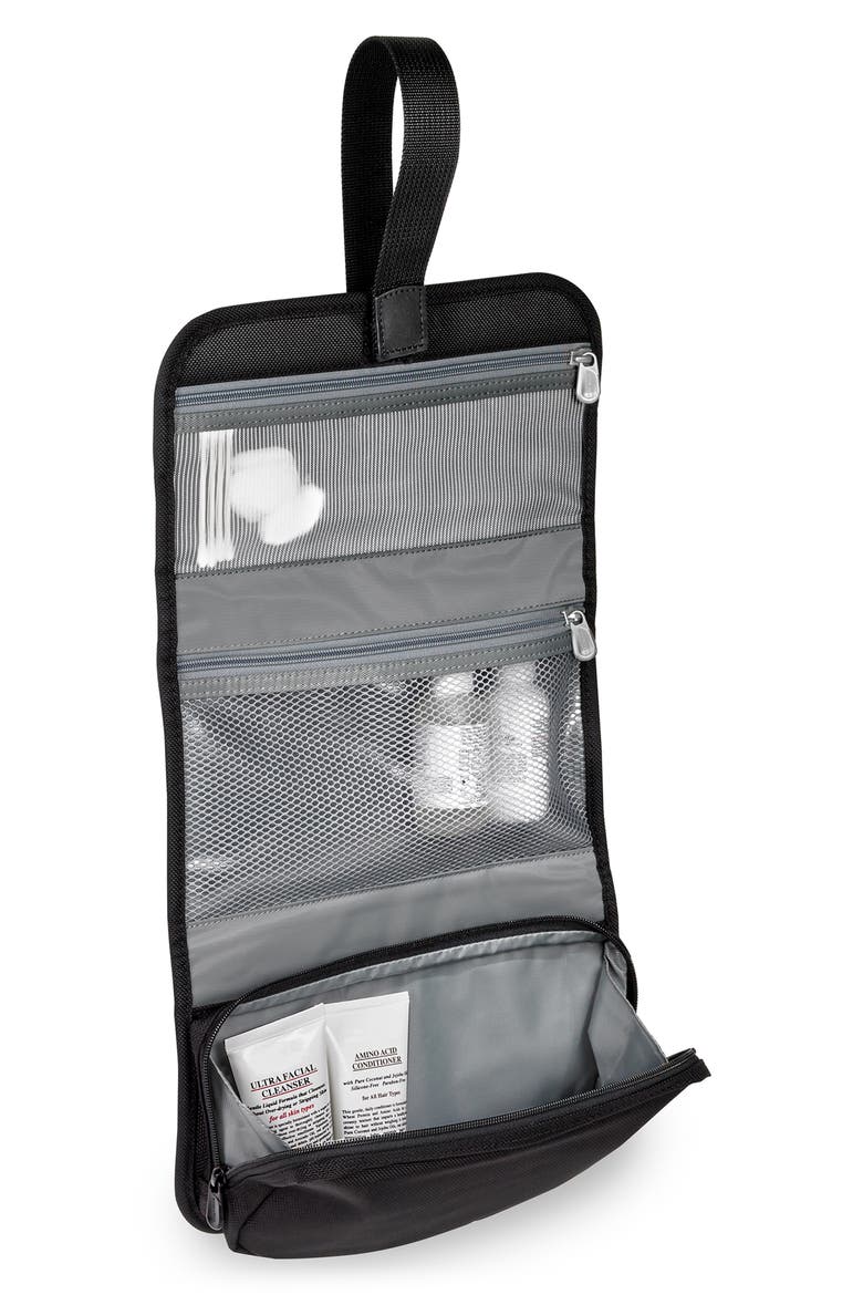 Baseline Compact Toiletry Bag, Alternate, color, BLACK