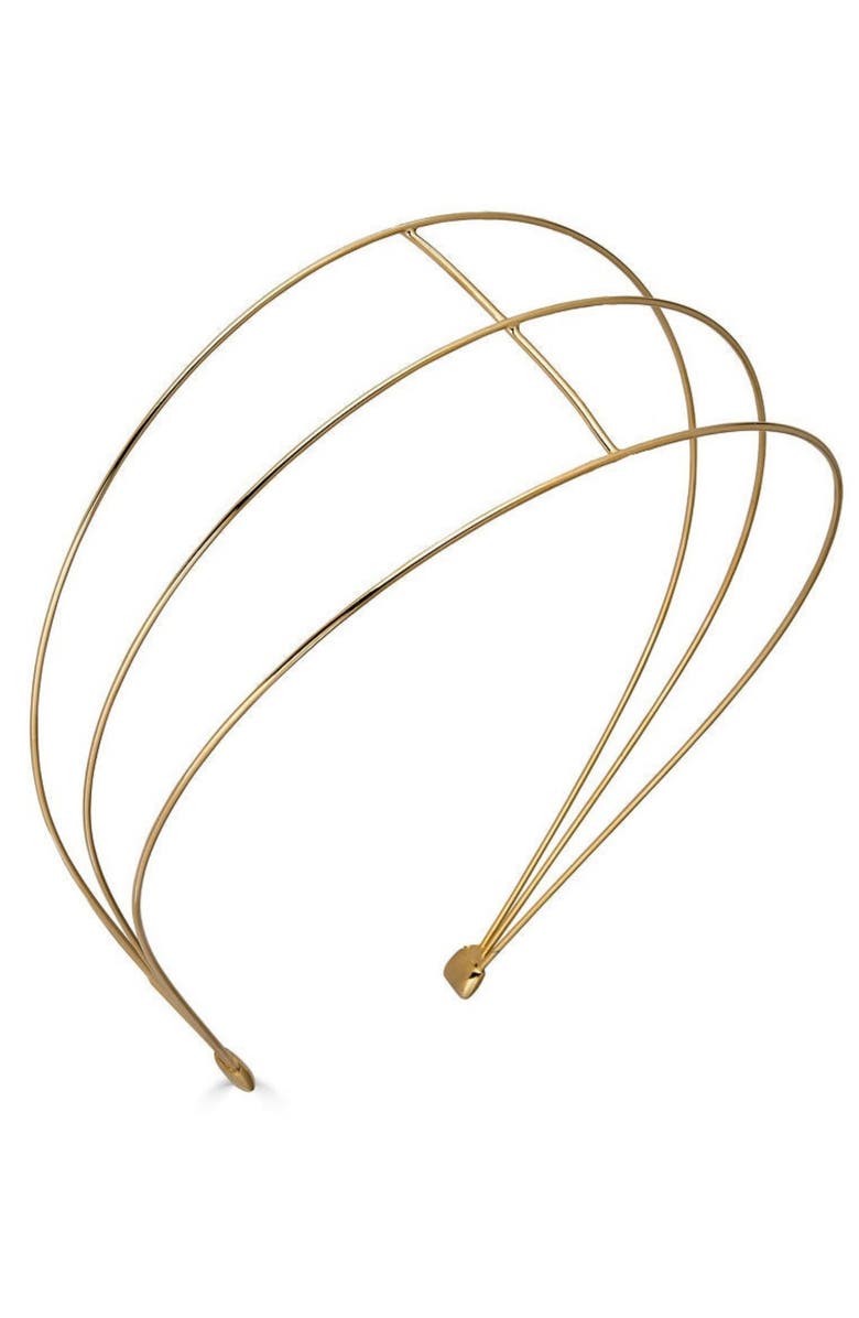 Epona Valley Petite Saint Germaine Headband, Main, color, Gold