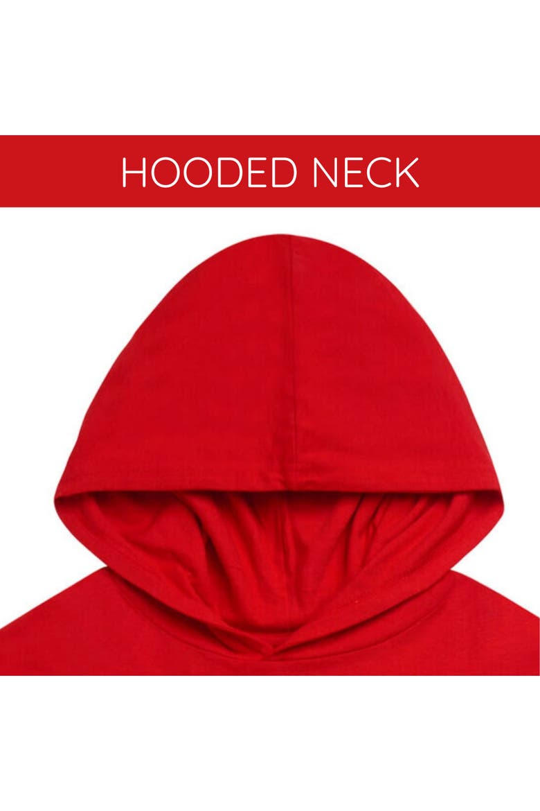 Inside Out Jersey Hooded Long Sleeve Tee, Alternate, color, Bright Anger Red