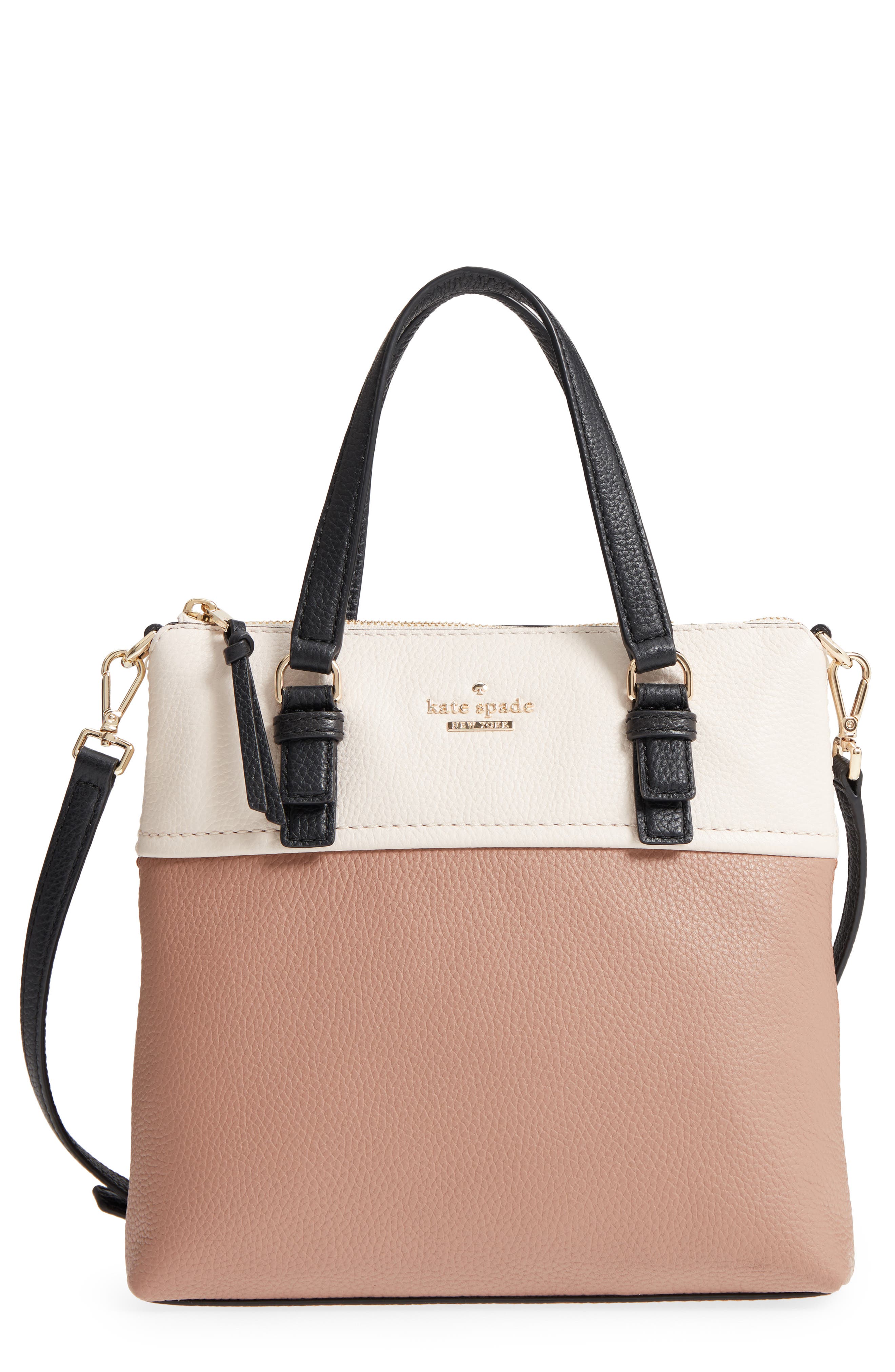 Kate Spade New York jackson street - hayley leather satchel, Main, color, 