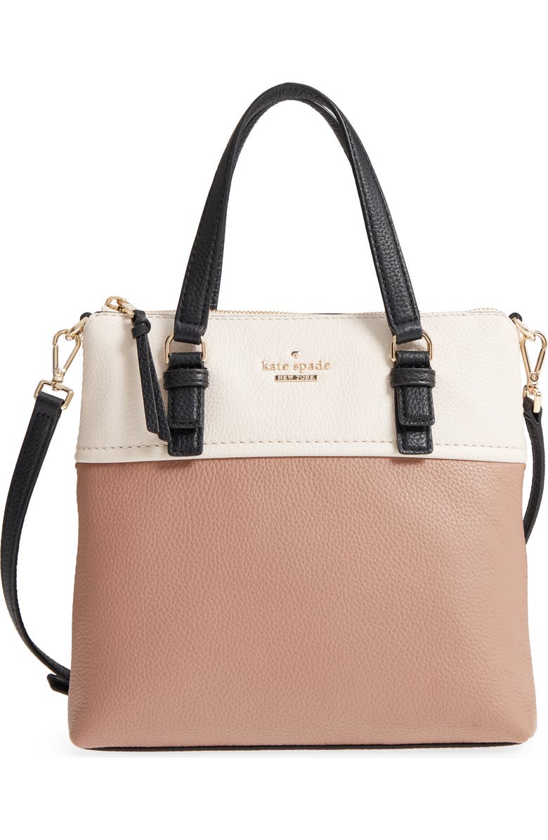 Kate Spade New York jackson street - hayley leather satchel, Main, color,