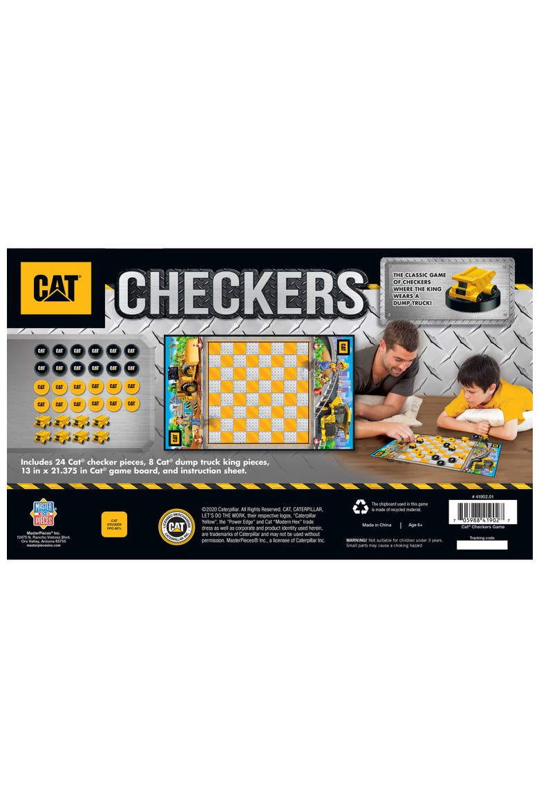 CAT - Caterpillar Checkers Board Game, Alternate, color, Multicolor