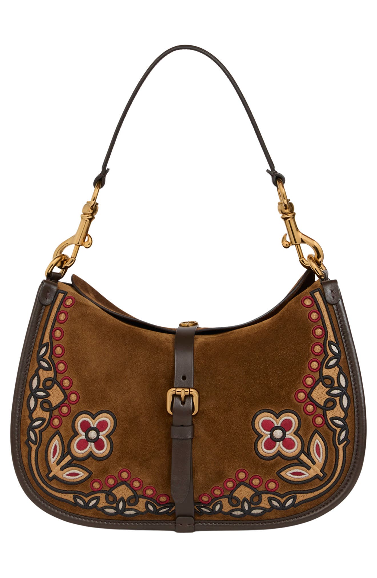 Etro Embroidered Crossbody Bag, Alternate, color, Sand