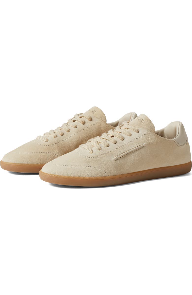 ZEGNA 232 Suede Sneaker, Main, color, White