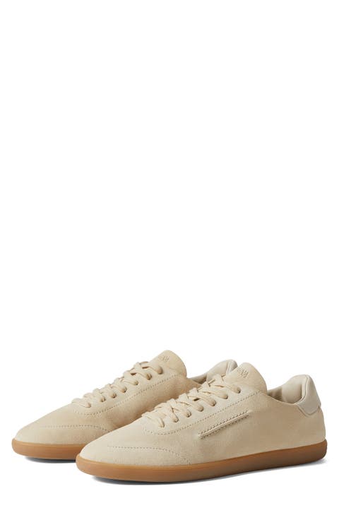 White 232 Suede Low Top Sneaker (Men)