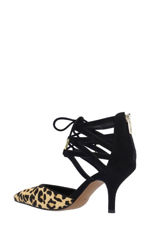 J. Reneé Milina Ankle Strap Pointed Toe Pump In Multi
