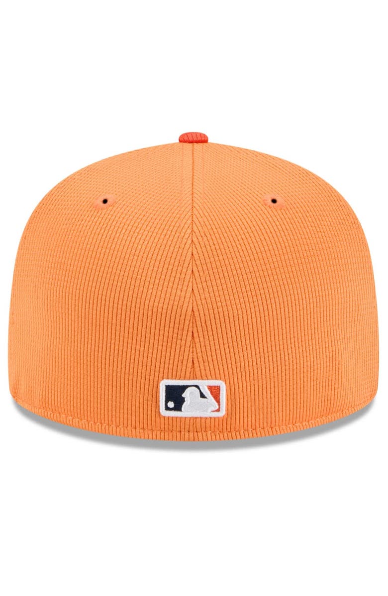 New Era Men's New Era Orange Houston Astros 2025 Spring Training 59FIFTY Fitted Hat, Alternate, color, Orange