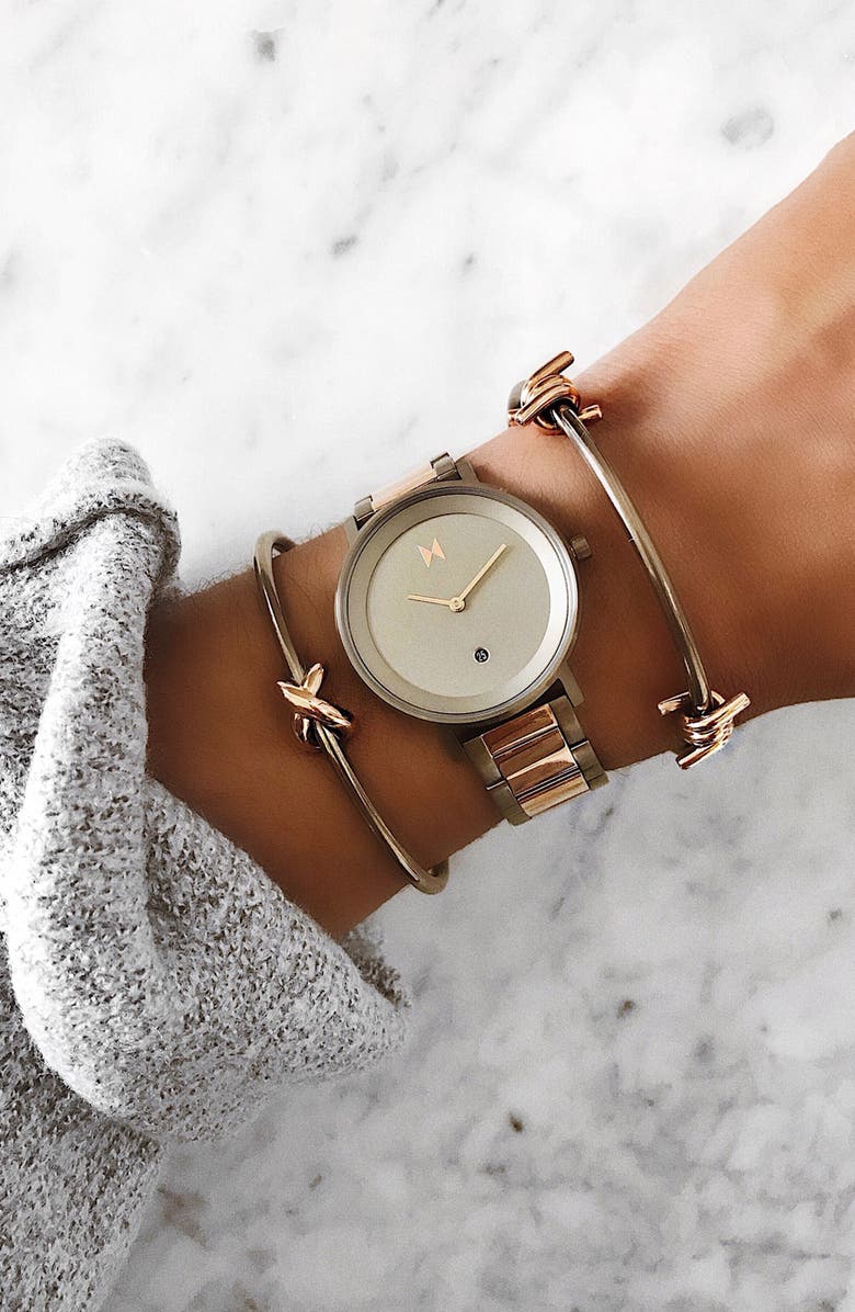 MVMT WATCHES MVMT Signature Bracelet Watch, 34mm, Alternate, color,