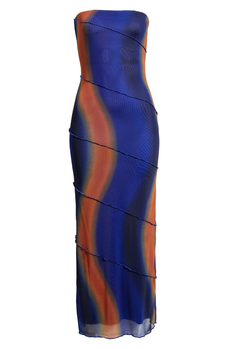 Princess Polly Luela Strapless Mesh Maxi Dress, Alternate, color, 