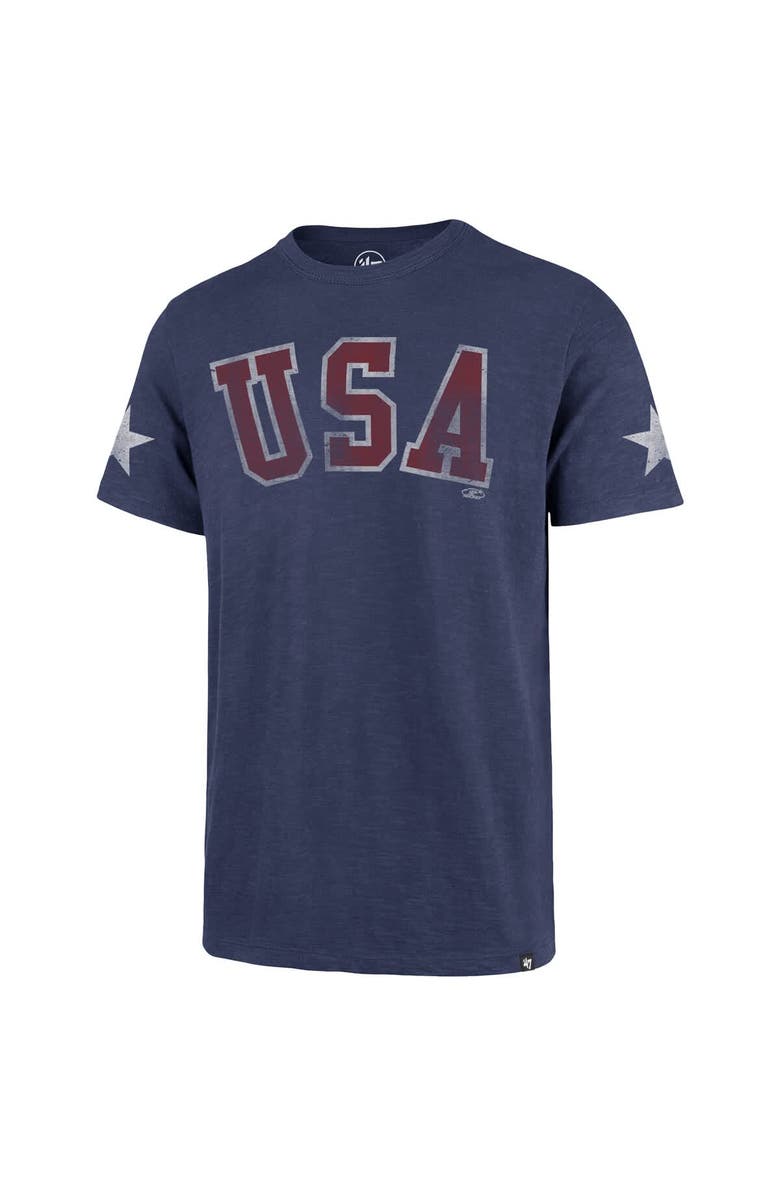 '47 Men's '47 Navy USA Hockey Victory Run T-Shirt, Alternate, color, Navy