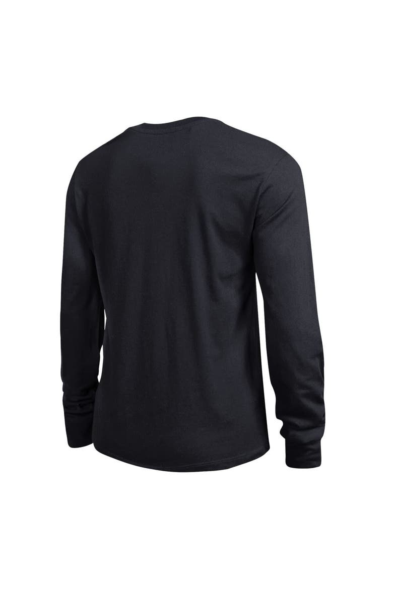 Women's Champion  Black Philadelphia Flyers 2-Hit Long Sleeve T-Shirt, Alternate, color, Black