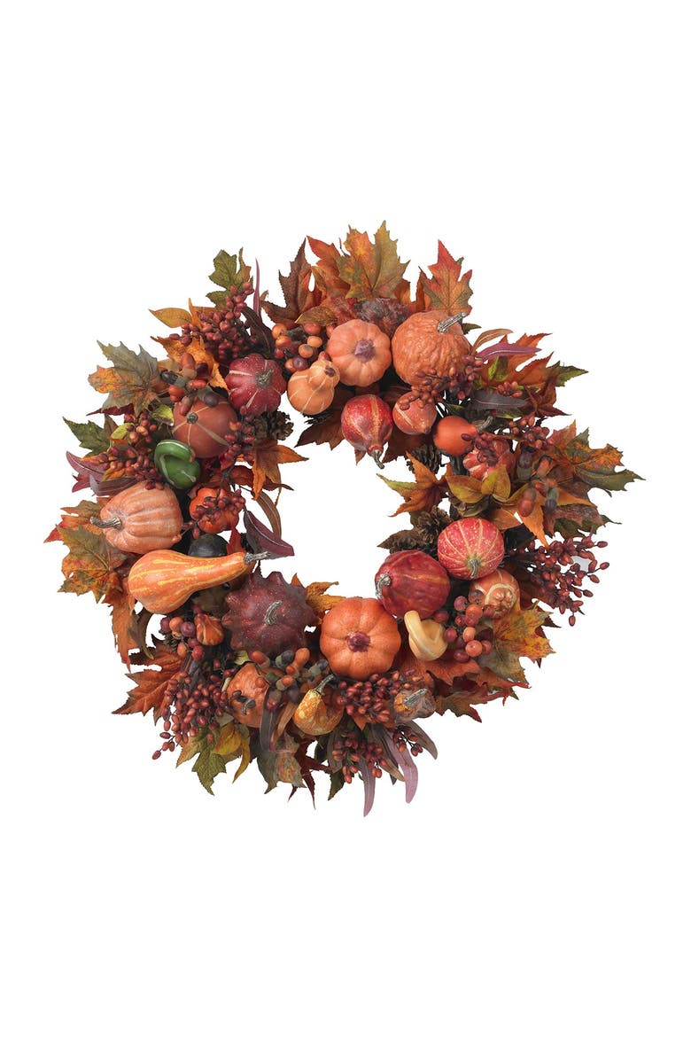 Orange 28 in Harvest Wreath, Main, color, ORANGE