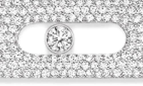 Messika Womens White Gold Move Link 18ct White-gold And 0.79ct Diamond Necklace In White Gold