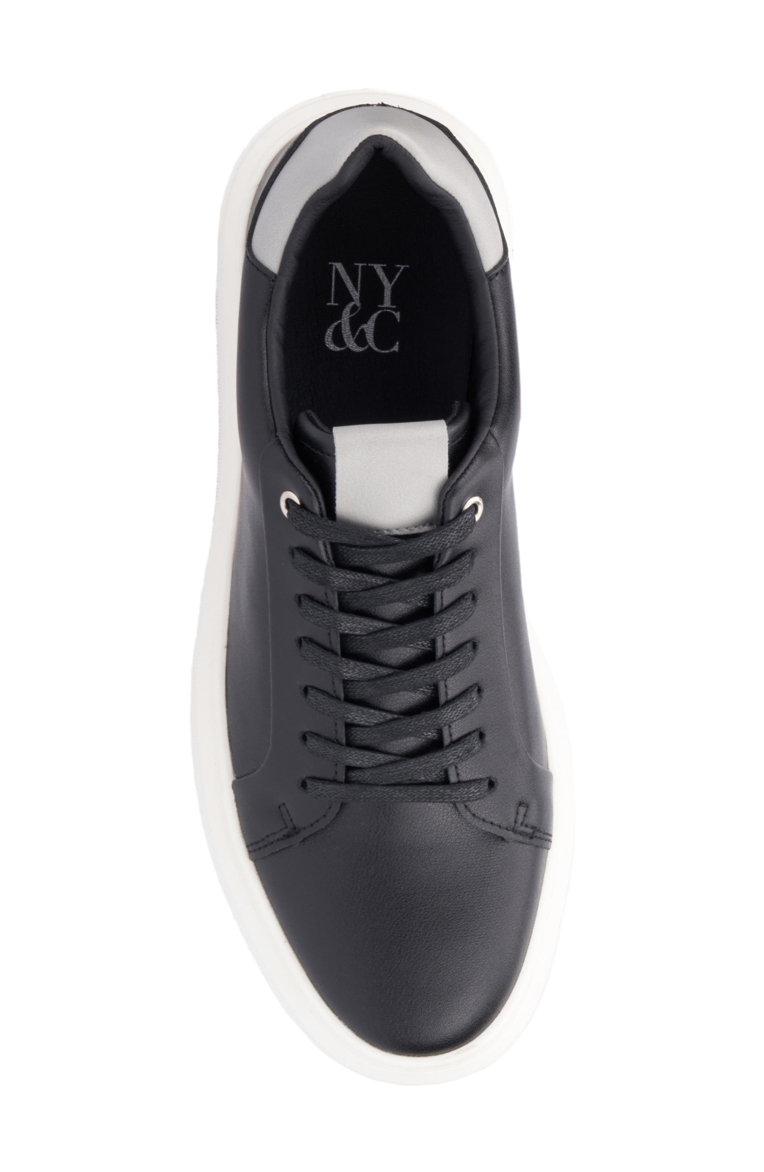 NEW YORK AND COMPANY Alvin Sneaker, Alternate, color, Black