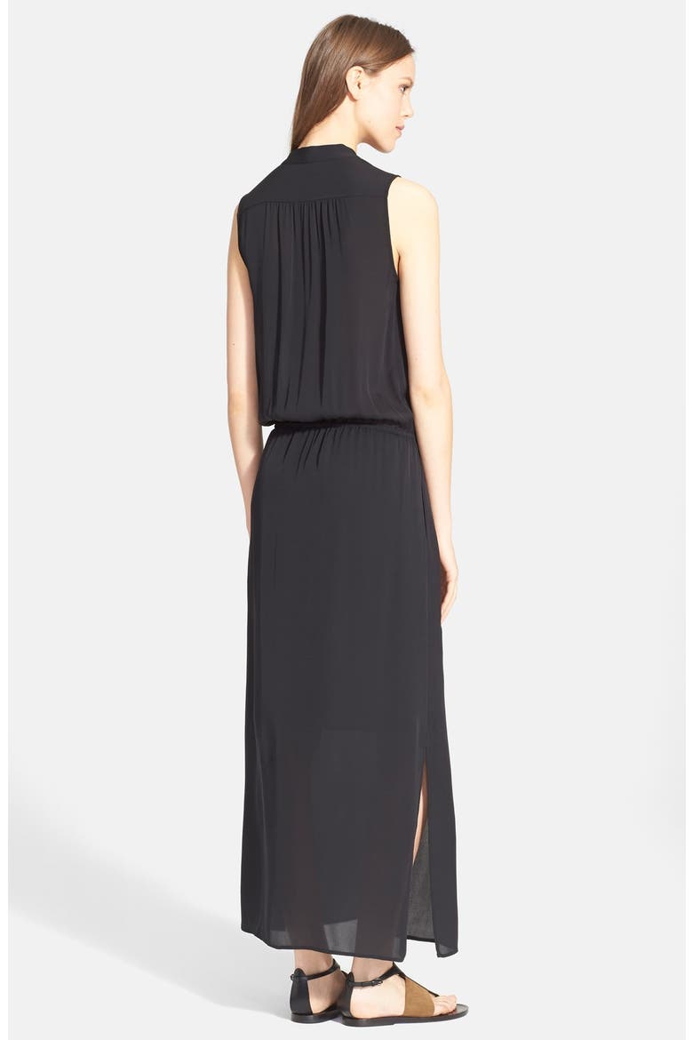 Sleeveless V-Neck Maxi, Alternate, color, BLACK