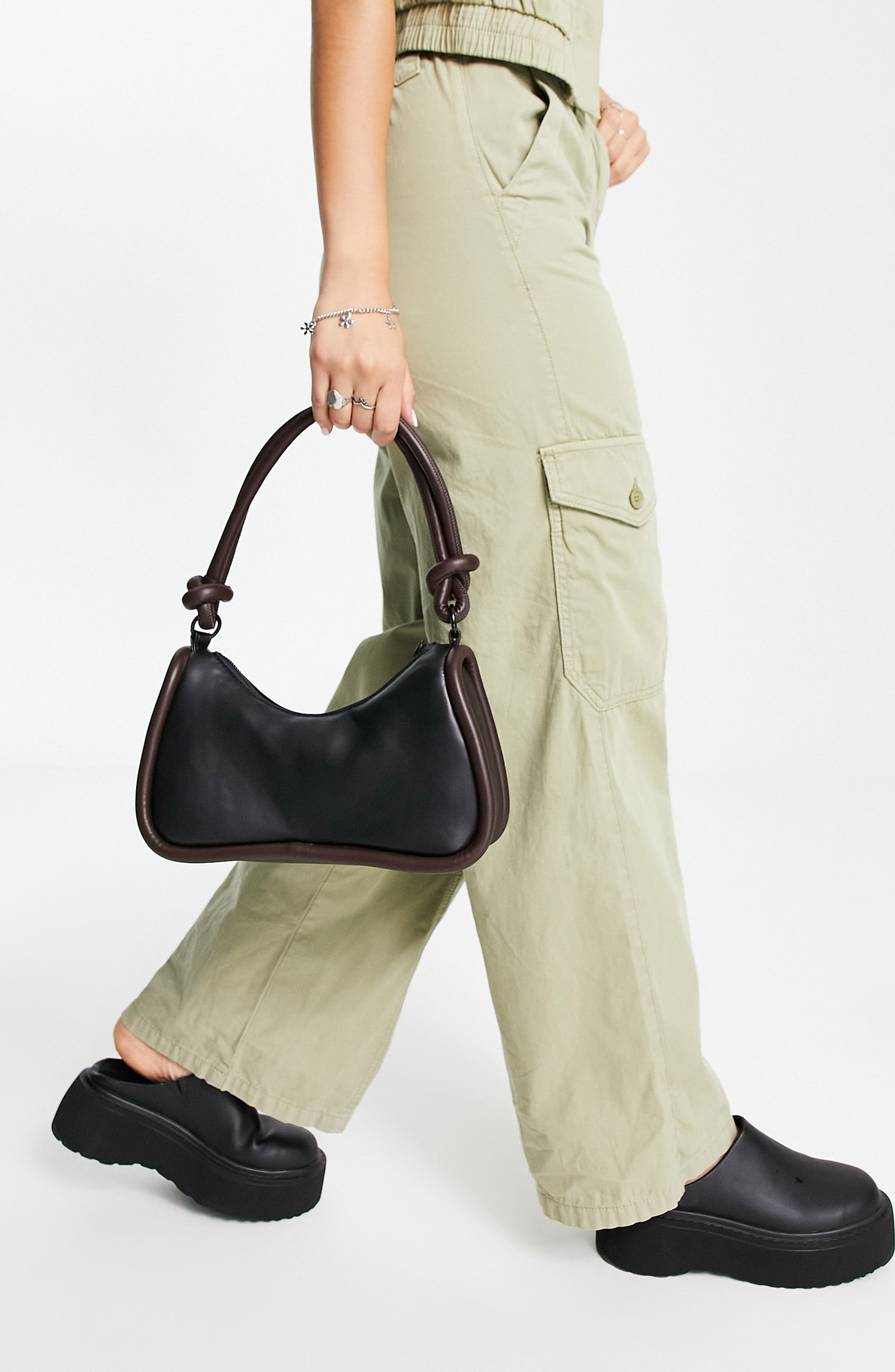 Topshop Scilla Shoulder Bag, Main, color, 