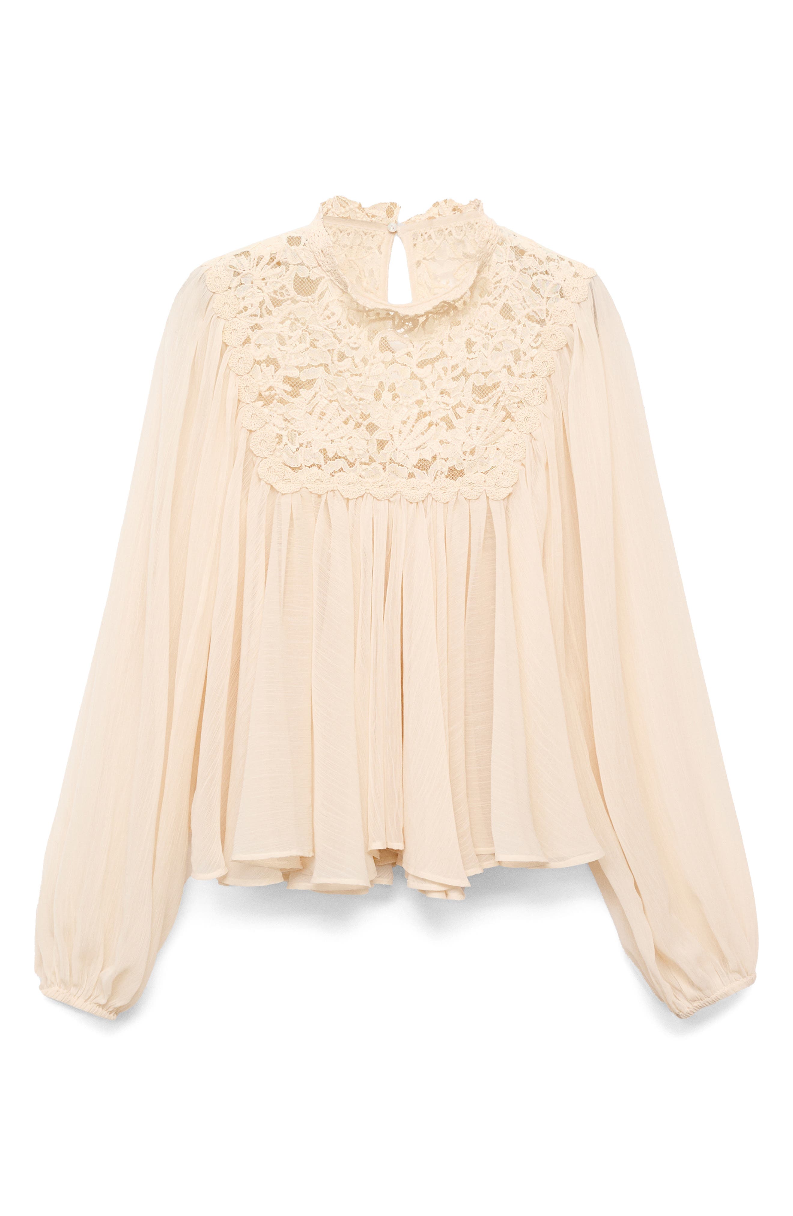Regina Lace Yoke Trapeze Top - image 2