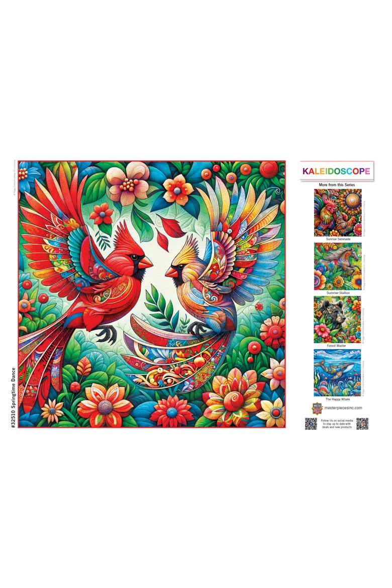 Springtime Dance 300 Piece Jigsaw Puzzle, Alternate, color, Multicolor