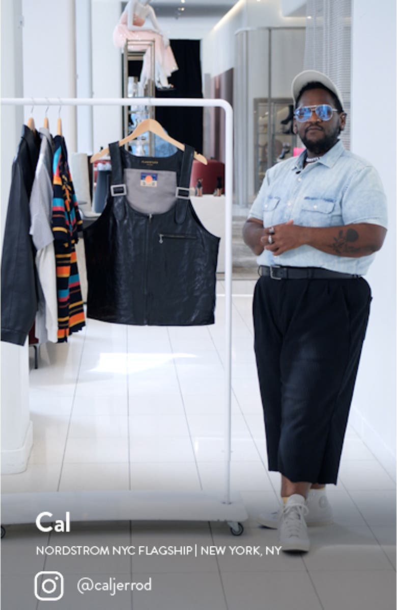 x Blackmeans Leather Vest, sales video thumbnail