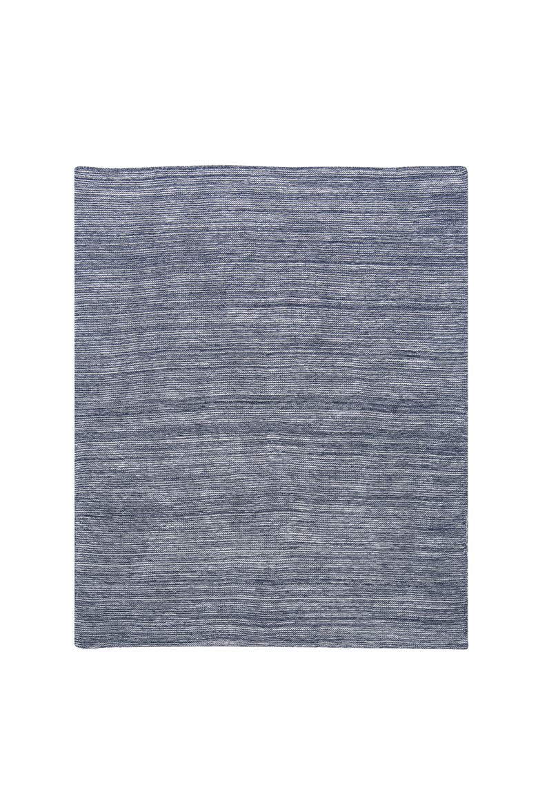 Signature 100% Cotton Marl Textured Knit Baby Blanket, Alternate, color, Navy