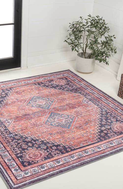 Jonathan Y Dalyan Geometric Medallions Machine-washable Area Rug In Multi