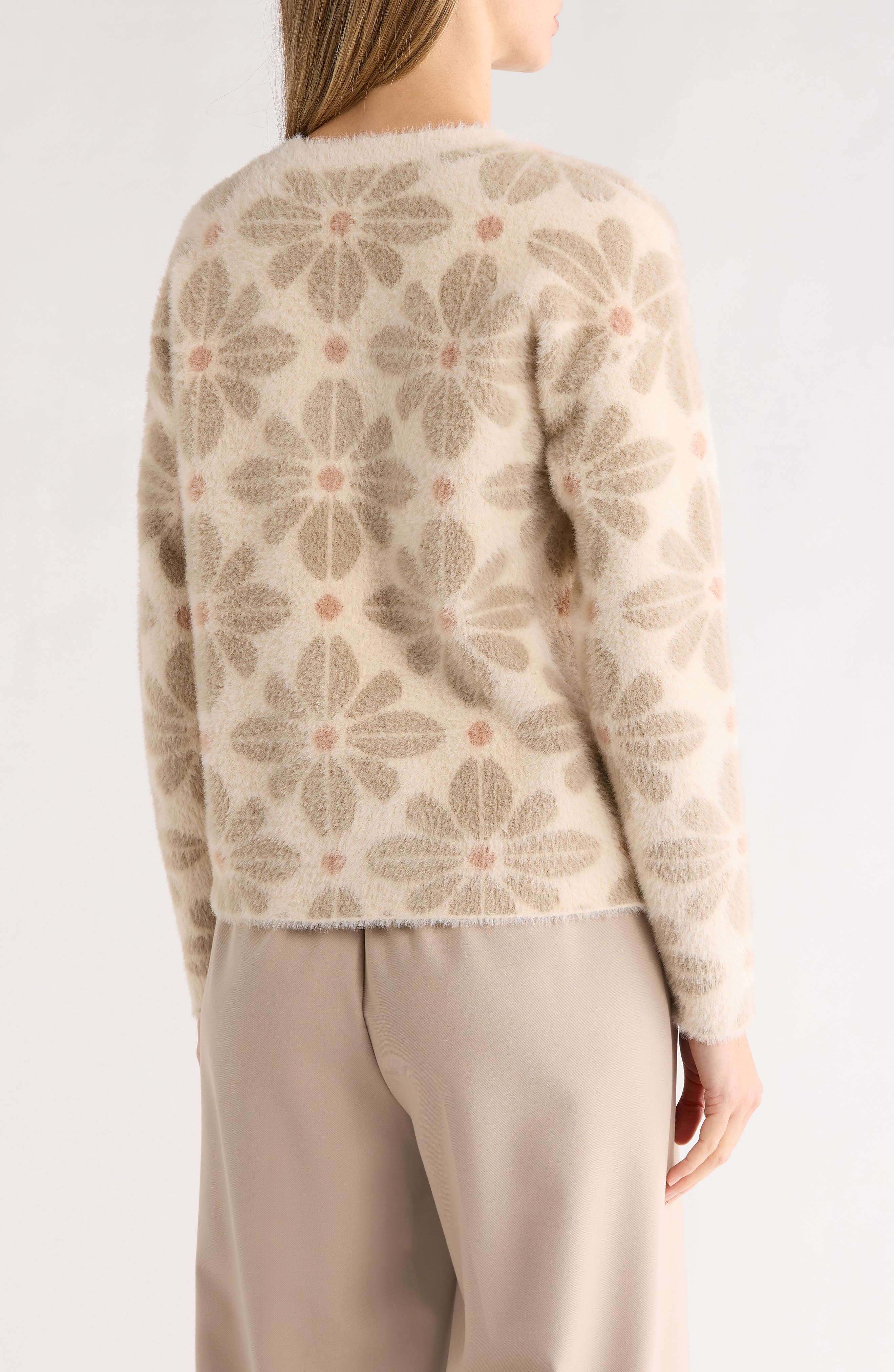 Textured Crewneck Sweater - image 2