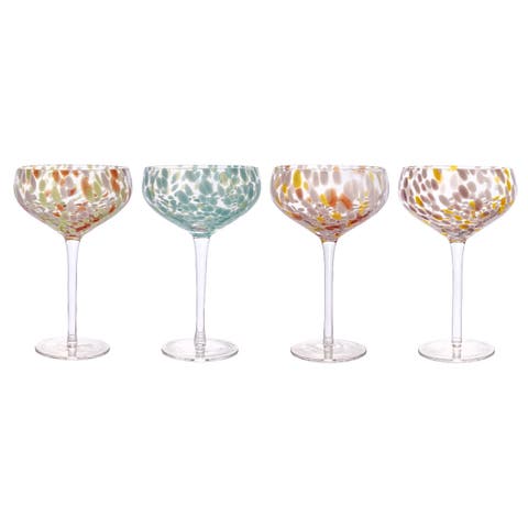 Stemmed Champagne Coupe Glass