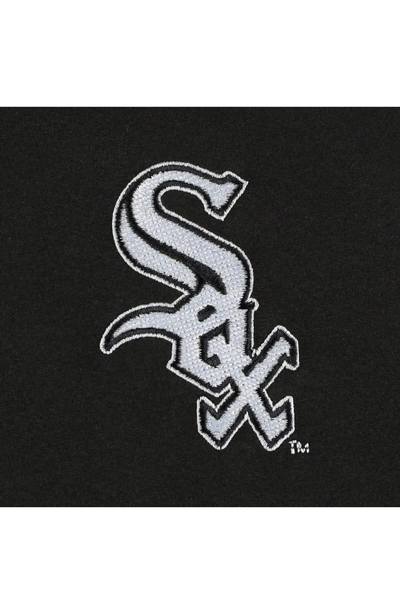 DUNBROOKE Men's Dunbrooke Black/Heather Gray Chicago White Sox Alpha Full-Zip Jacket, Alternate, color, Black