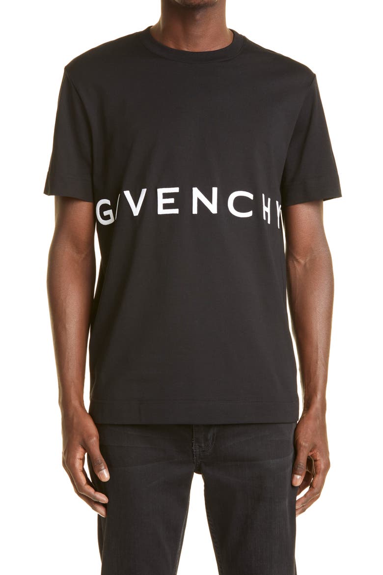 Logo Embroidered Oversize T-Shirt, Main, color, BLACK
